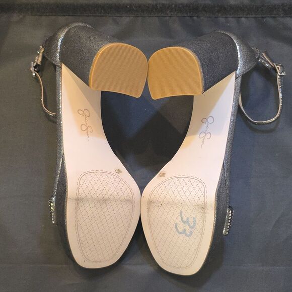 BRAND NEW JESSICA SIMPSON JP SIPRIO2 BLOCK HEEL JEWEL STRAP  SANDAL G1 - Picture 12 of 15